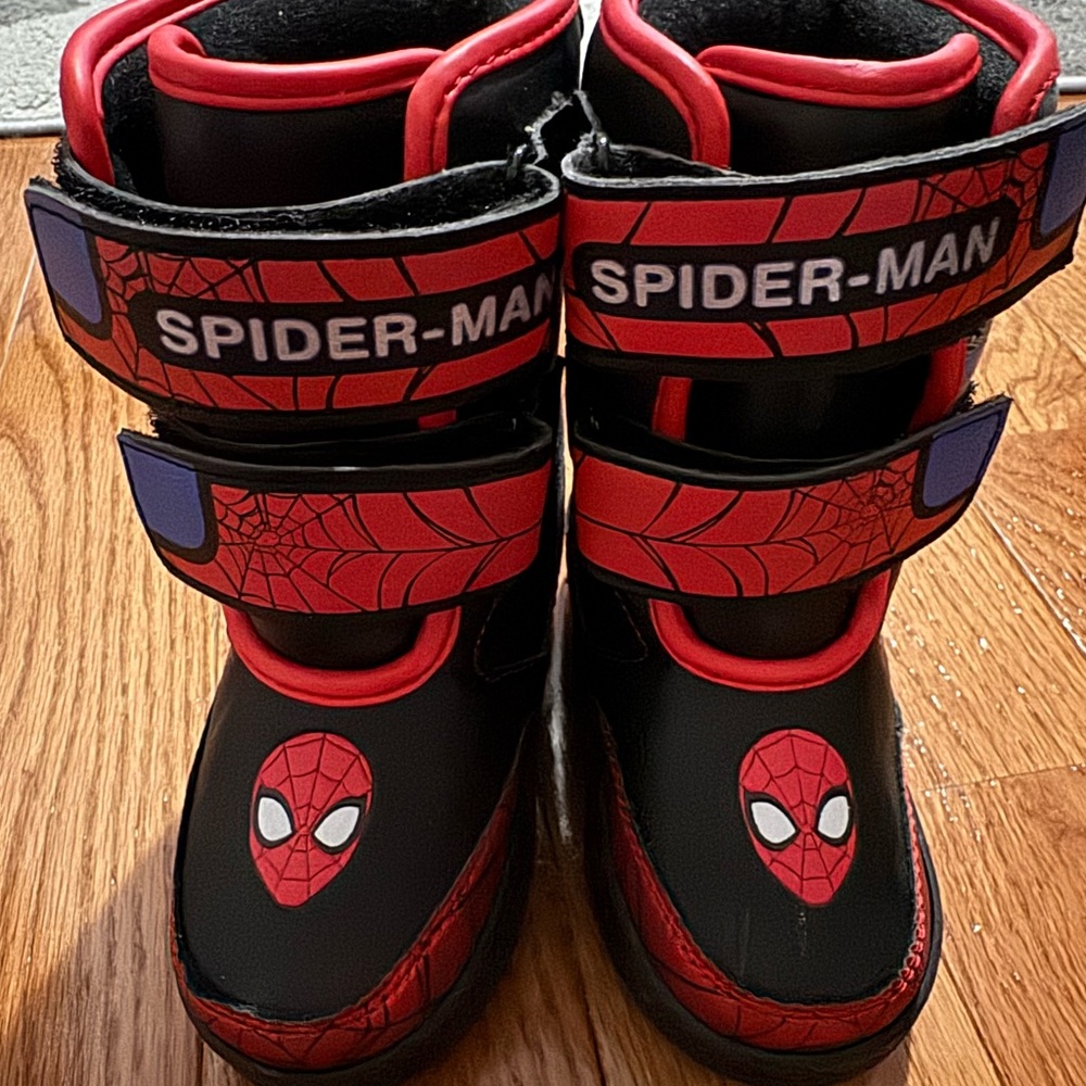 Toddler Spider-Man Snow boots -size 8t